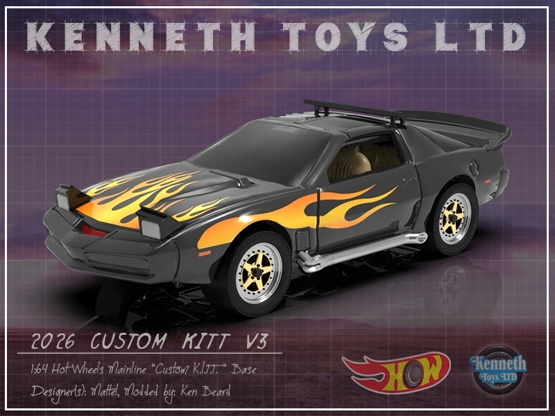 Hot Wheels Custom KITT Exclusive V3