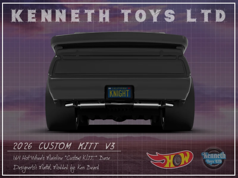 Hot Wheels Custom KITT Exclusive V3