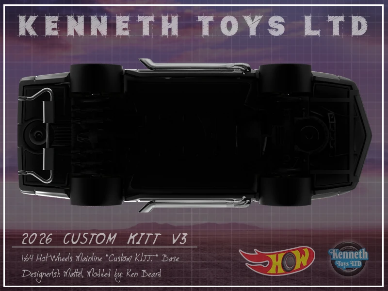 Hot Wheels Custom KITT Exclusive V3