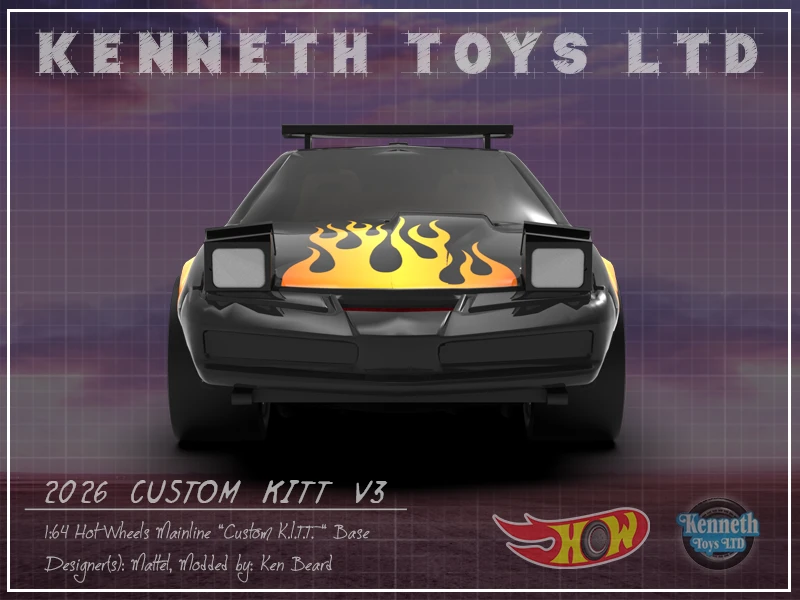 Hot Wheels Custom KITT Exclusive V3