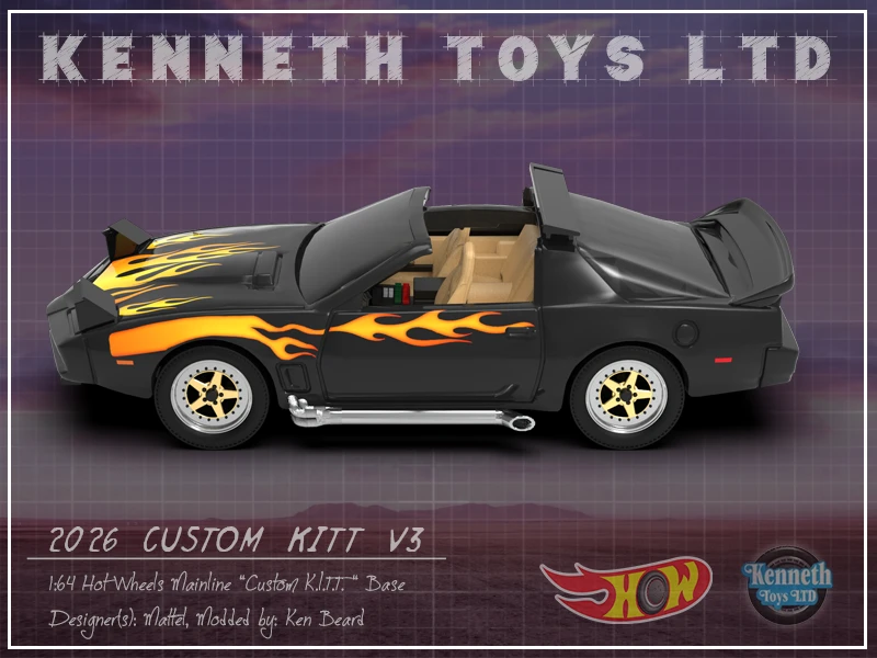 Hot Wheels Custom KITT Exclusive V3
